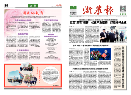 浙農(nóng)報2019第11期（一、四版）